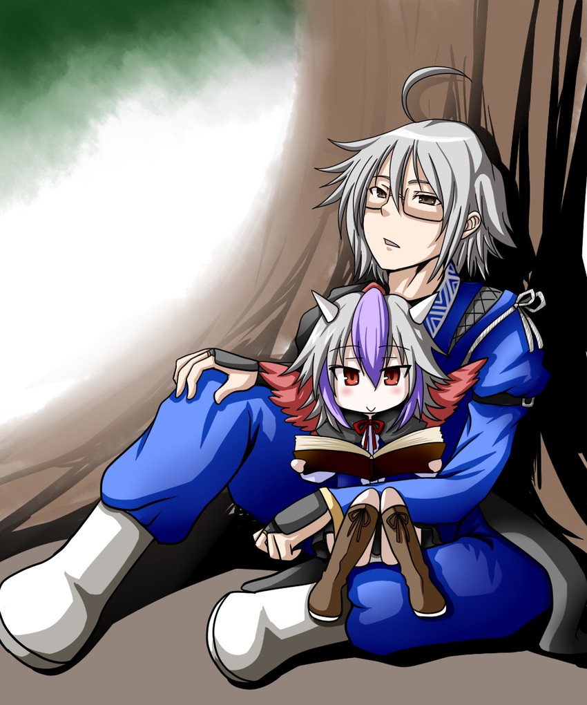 morichika rinnosuke and tokiko (touhou) drawn by nekota_susumu