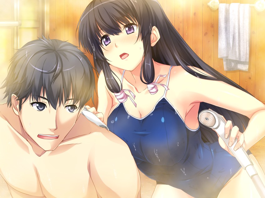 tsuji tatsuya and terashima madoka (supokon! sports wear complex) drawn by marushin_(denwa0214)