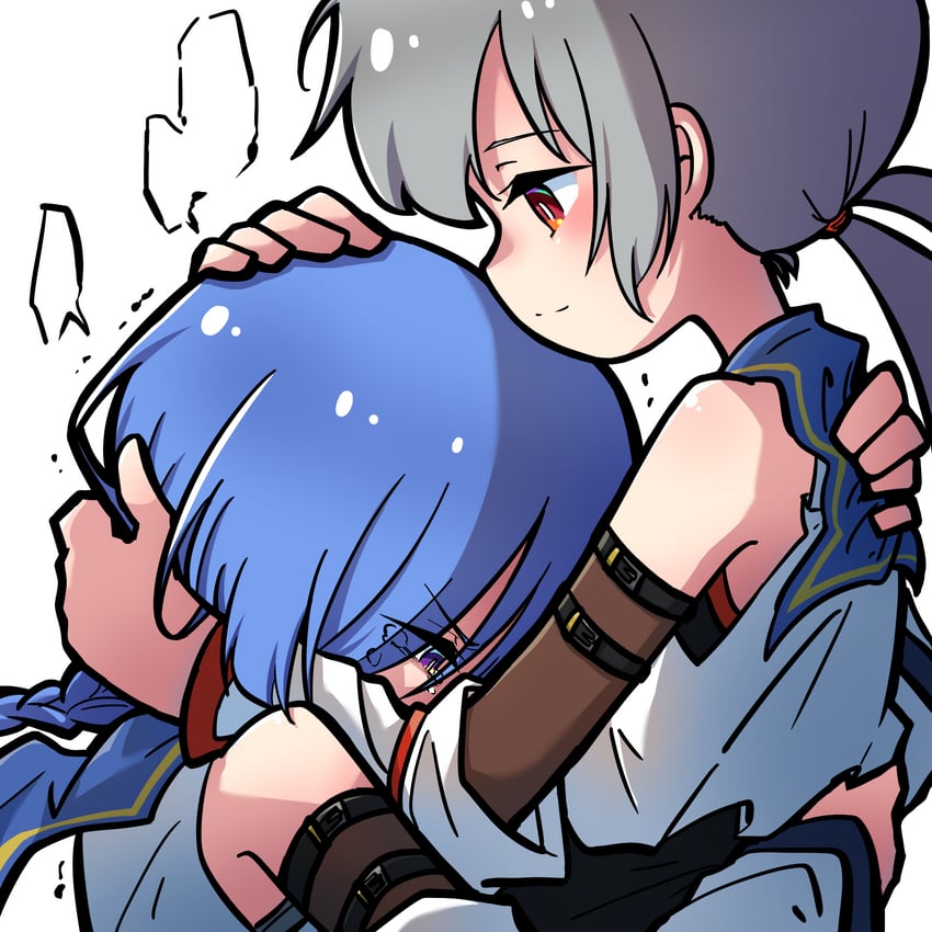 fujita asagao and igusa subaru (assault lily) drawn by teisuu
