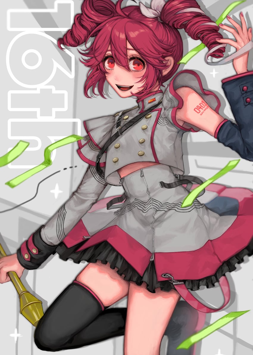 kasane teto (utau and 1 more) drawn by haninon