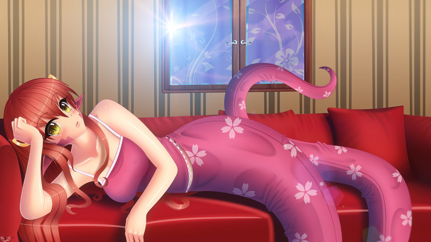 miia (monster musume no iru nichijou) drawn by blacksaikou