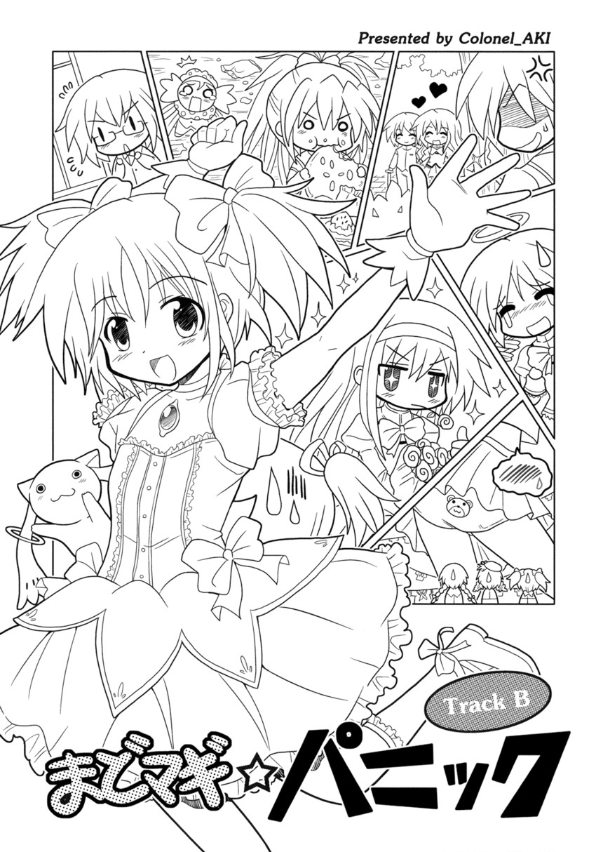 akemi homura, kaname madoka, miki sayaka, sakura kyoko, tomoe mami, and 4 more (mahou shoujo madoka magica) drawn by colonel_aki