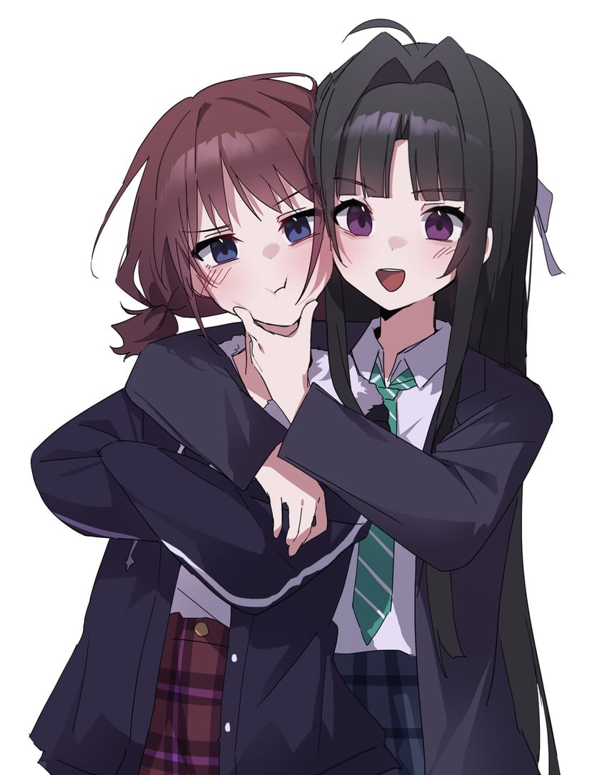 iseri nina and awa subaru (girls band cry) drawn by haskyyyyy1