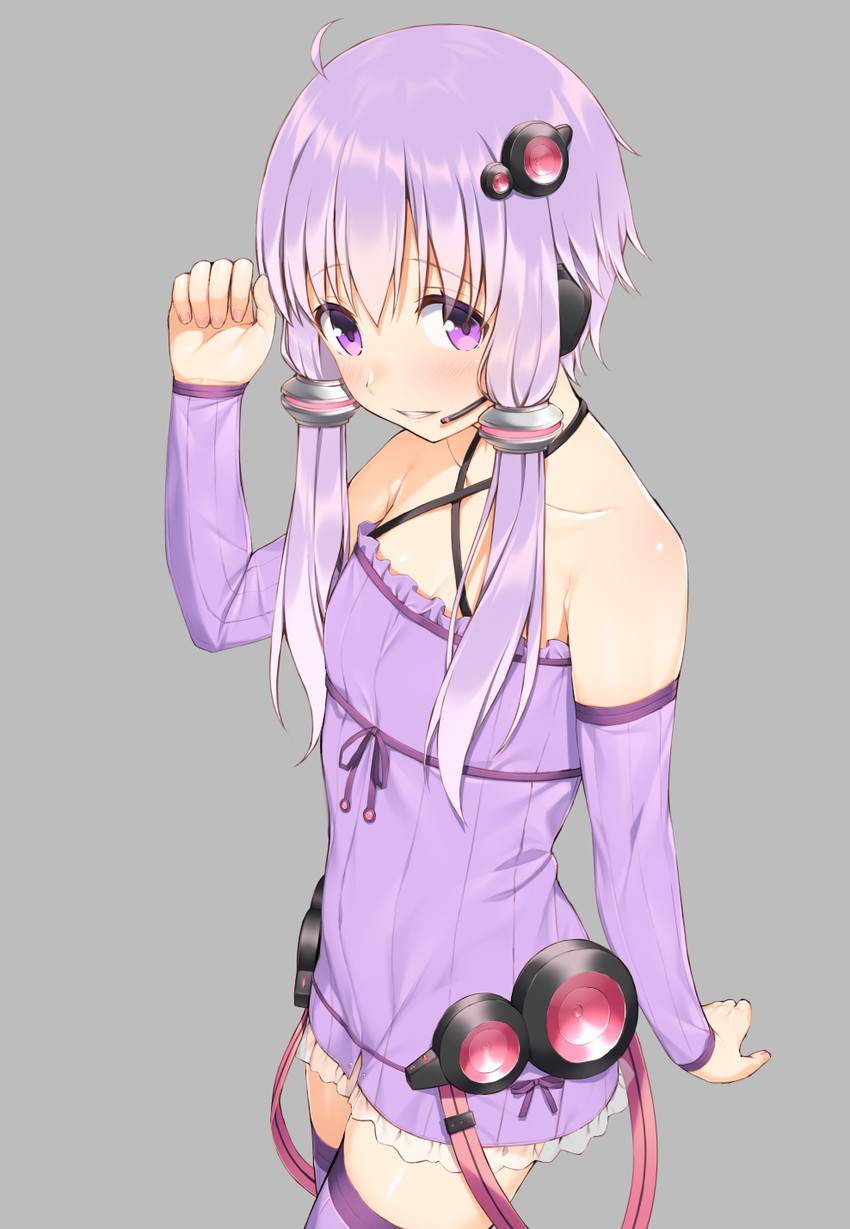 yuzuki yukari (vocaloid and 1 more) drawn by mikazuchi_zeus