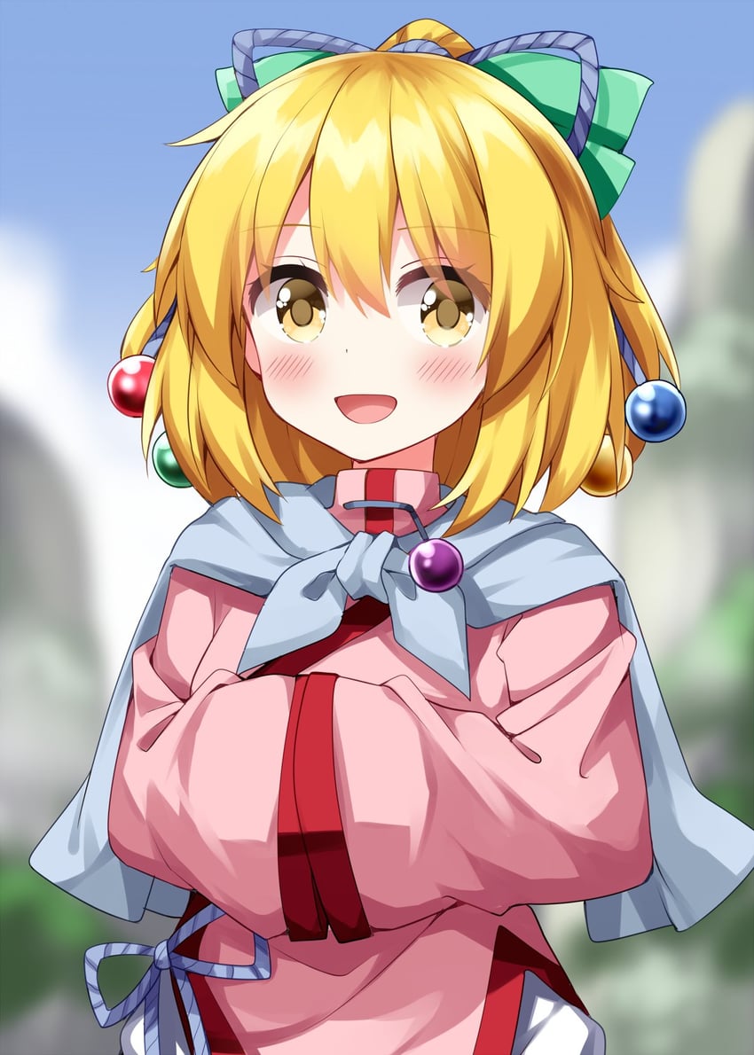 blonde oekaki girl (touhou and 1 more) drawn by ruu_(tksymkw)