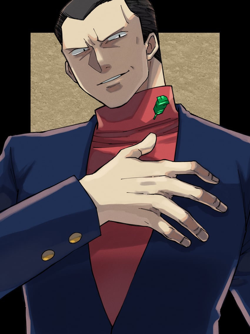 giovanni (pokemon and 1 more) drawn by oyu_no_mizuwari