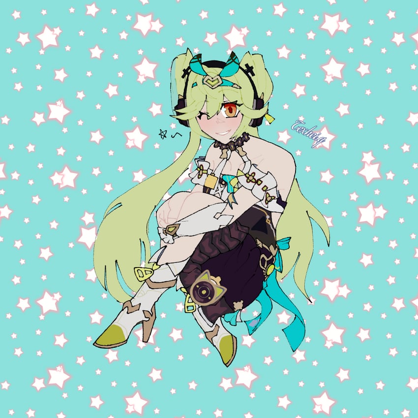 ai hyperion lambda (honkai and 1 more) drawn by texhei.q