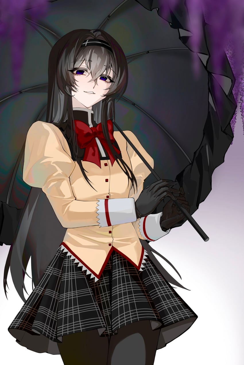 akemi homura (mahou shoujo madoka magica and 1 more) drawn by longye