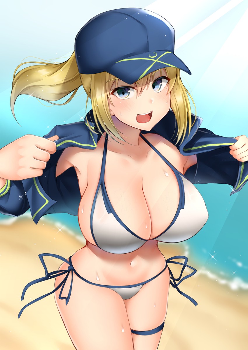 artoria pendragon and mysterious heroine xx (fate and 1 more) drawn by kitajima_yuuki