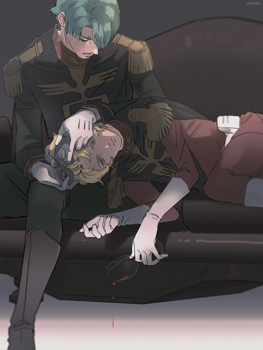 char aznable and challia bull (gundam and 1 more) drawn by mrtoen