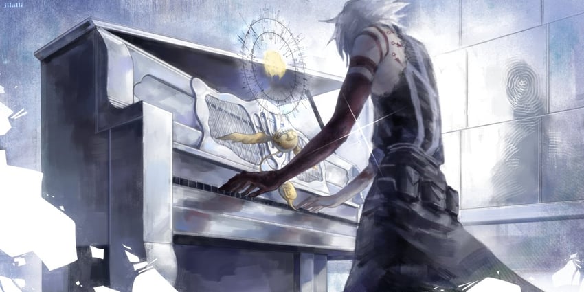 allen walker and timcanpy (d.gray-man) drawn by jilalli
