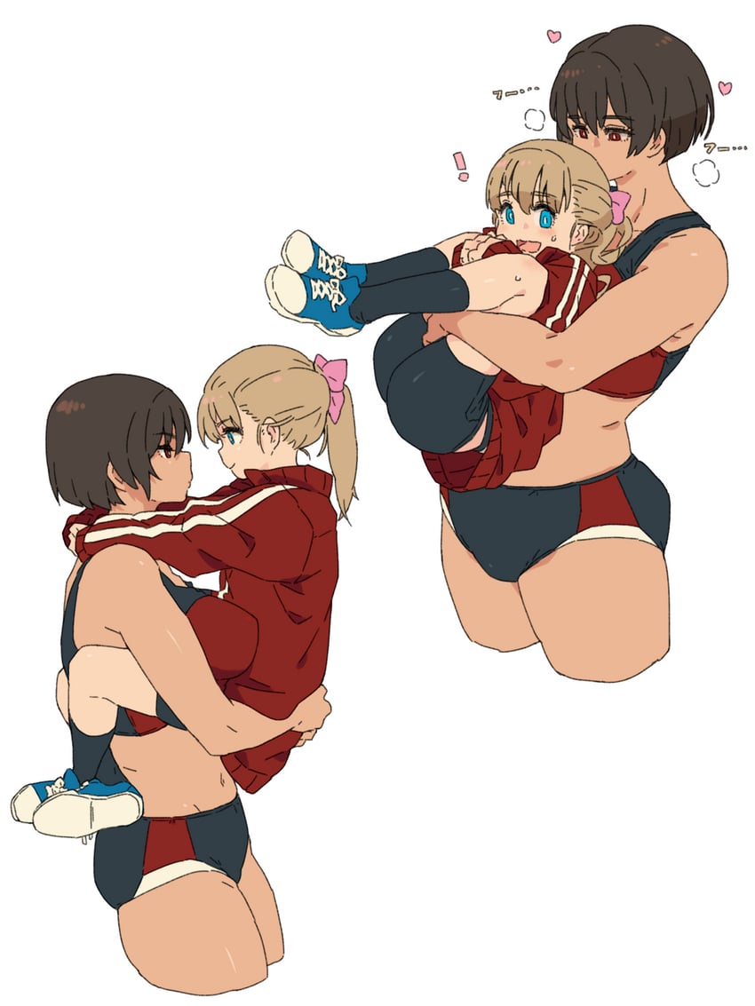 kei and rika (original) drawn by m_k