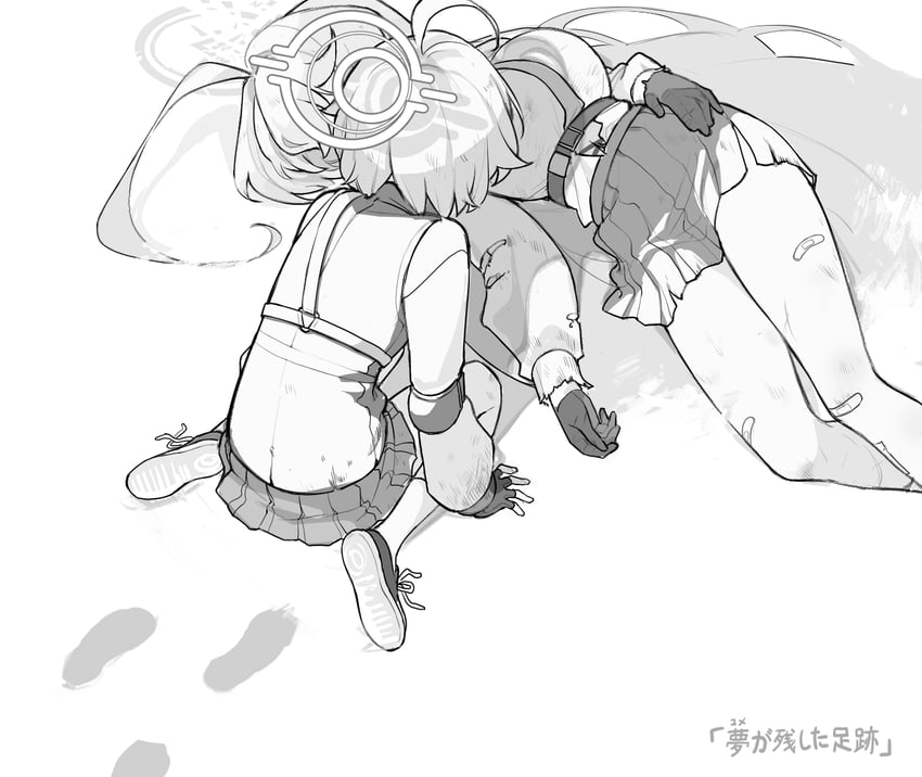 hoshino and yume (blue archive) drawn by sirin_(sirin_8_8)