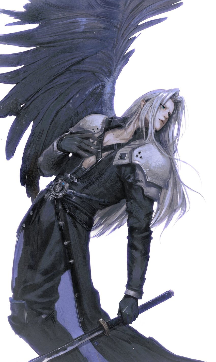 sephiroth (final fantasy and 3 more) drawn by motata36297412