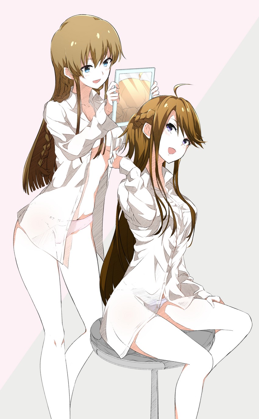 tokoro megumi and kousaka umi (idolmaster and 1 more) drawn by dice_gt