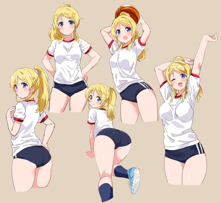 ayase eli (love live! and 1 more) drawn by kurokawa_makoto