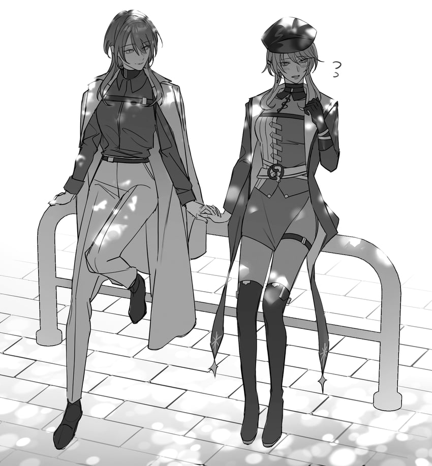chief, female chief, and nightingale (path to nowhere) drawn by toho10min