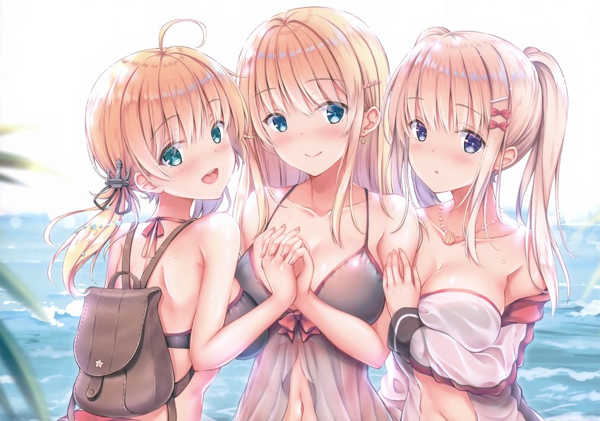 prinz eugen, bismarck, and graf zeppelin (kantai collection) drawn by shirakawako