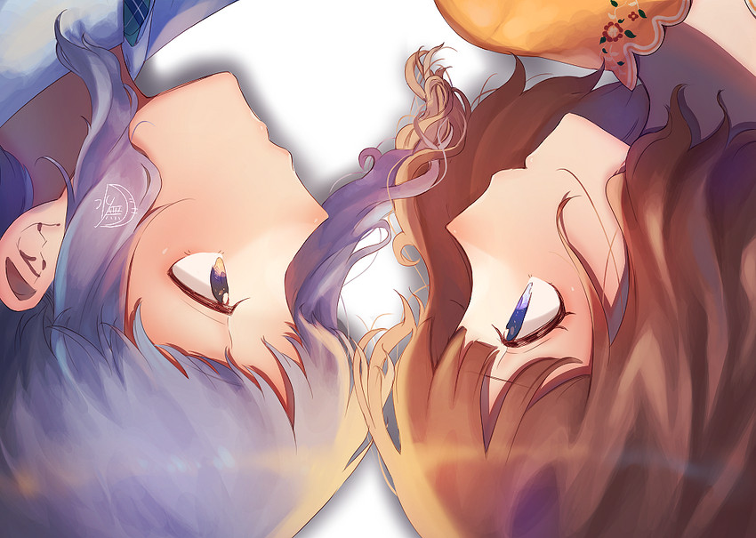 suou momoko and makabe mizuki (idolmaster and 1 more) drawn by wosiwosi
