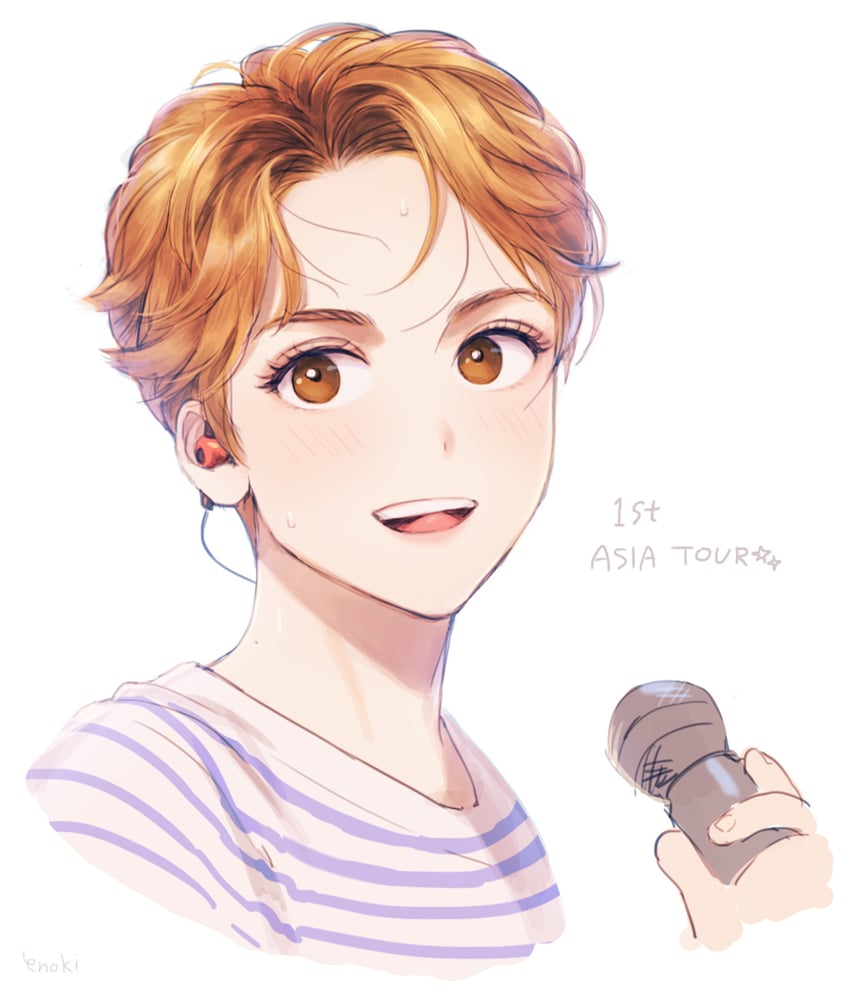 vernon (real life and 1 more) drawn by eno_bw