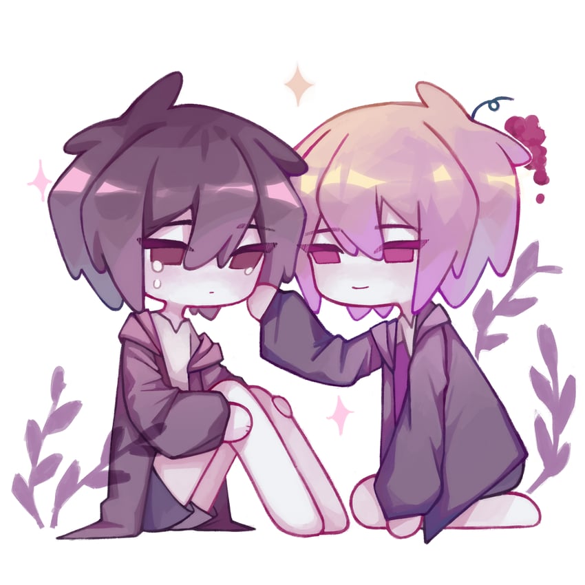 isoi haruki and origin alpha (saibou shinkyoku) drawn by momomi