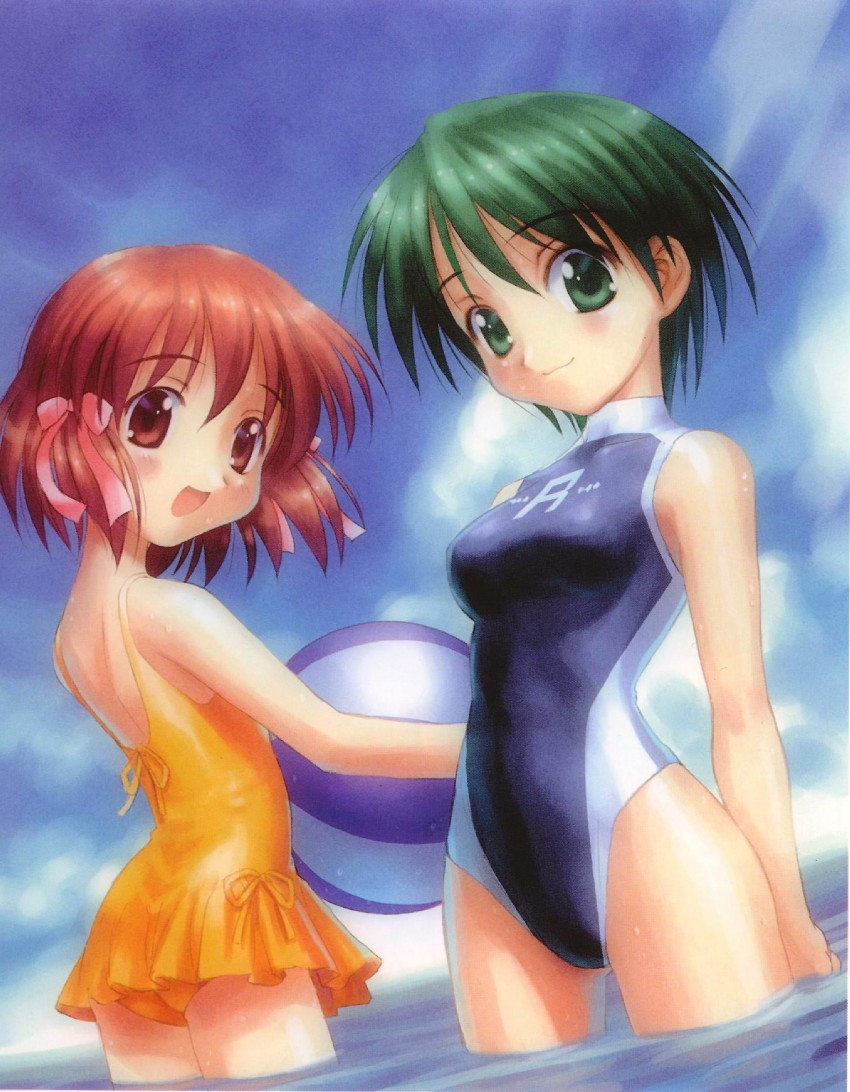 shiomi shouko and kashiwagi yuuna (omoi no kakera) drawn by goto_p