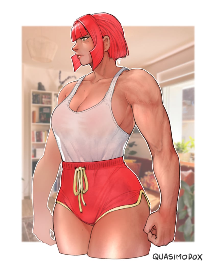 shiranui mai and marisa (street fighter and 2 more) drawn by quasimodox
