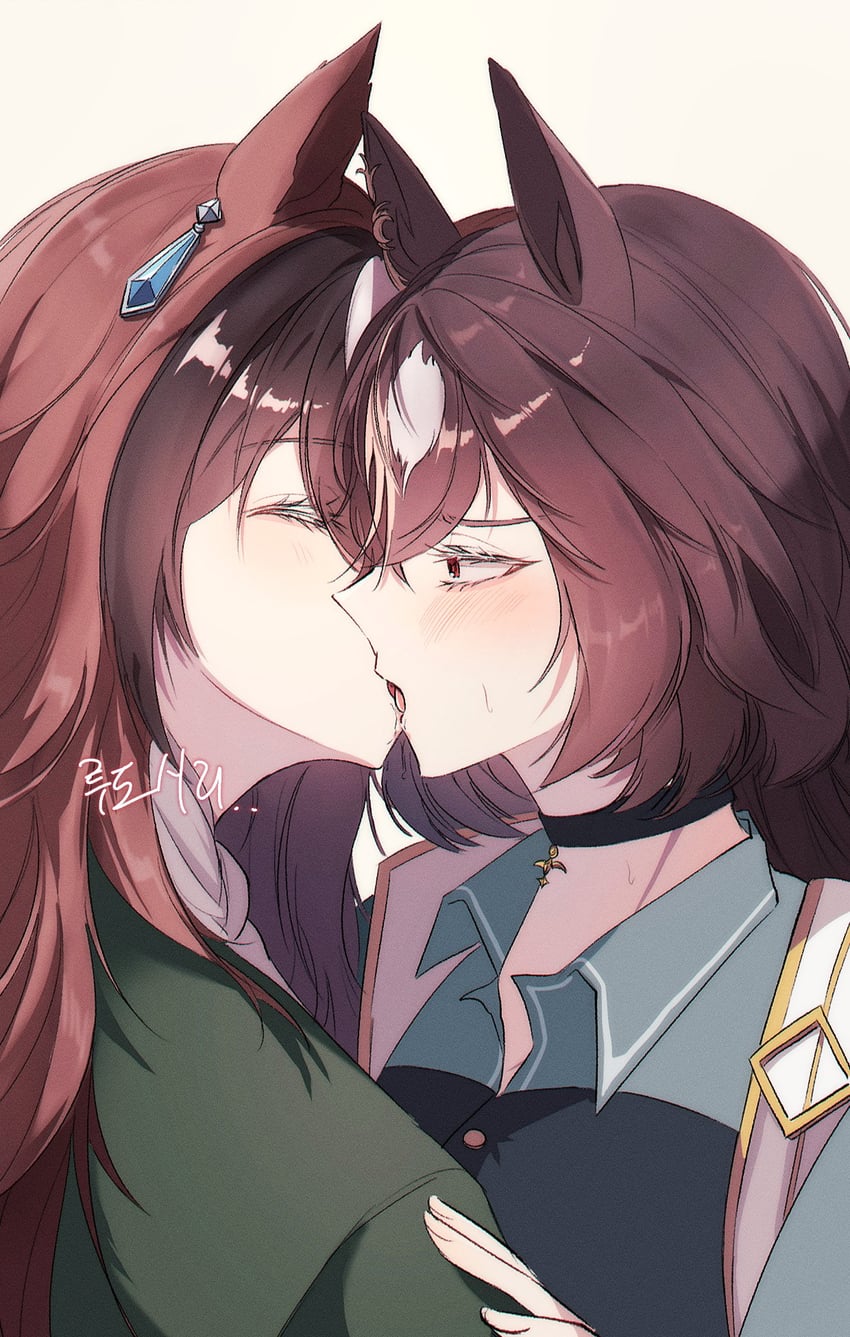 symboli rudolf and sirius symboli (umamusume) drawn by jeom_(umaumauma1042)