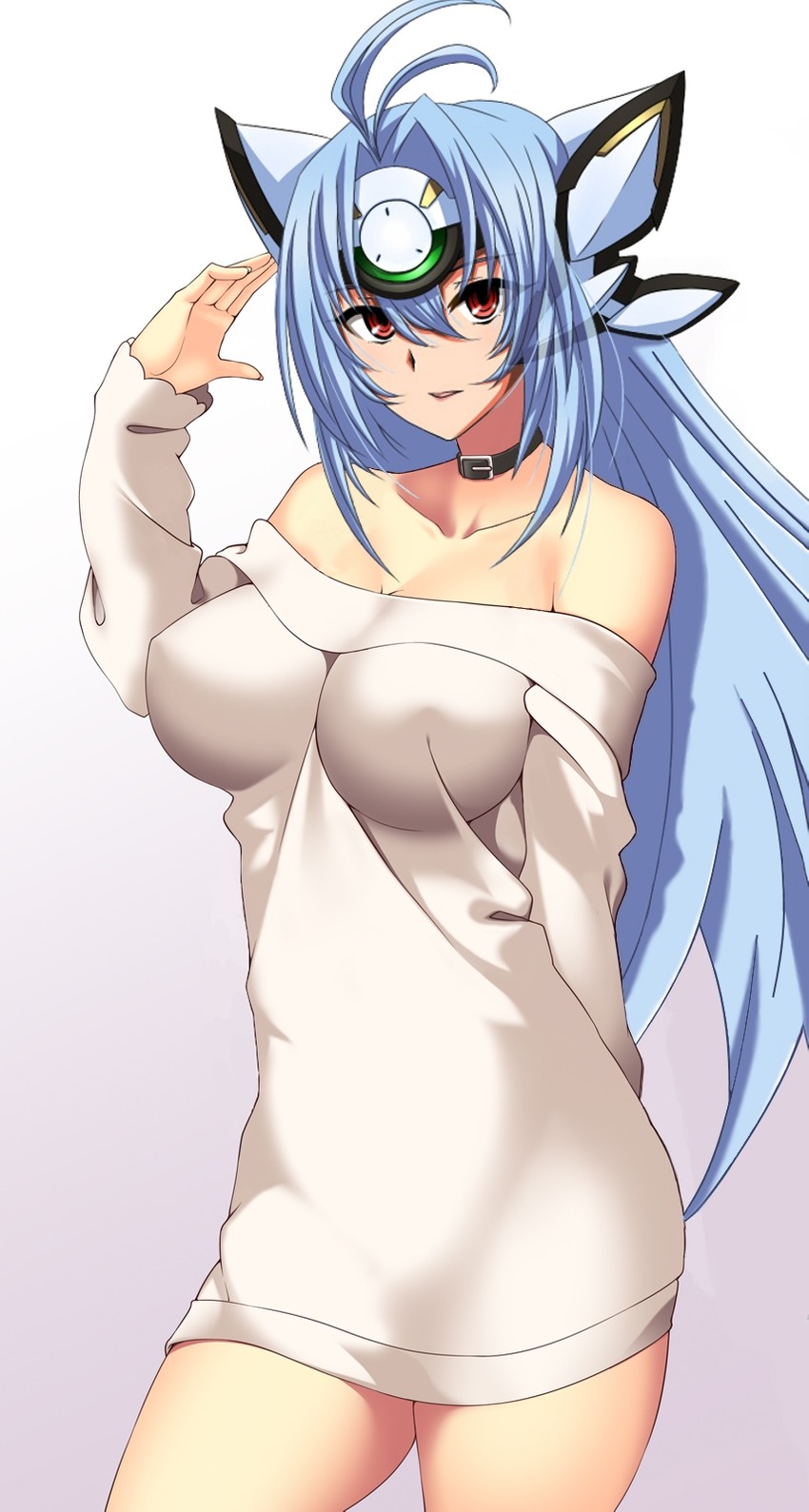 kos-mos and kos-mos ver. 4 (xenosaga and 1 more) drawn by yaminokonjiki1