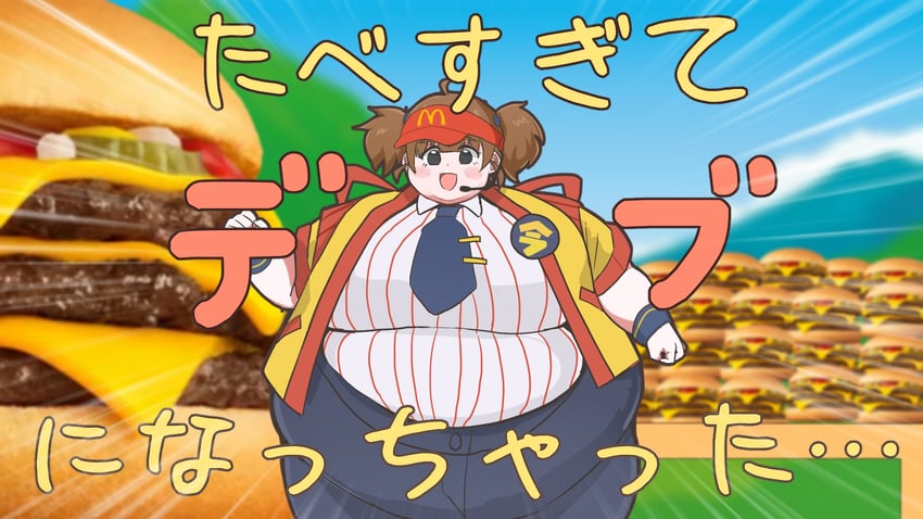 imadake dabuchi tabemi (mcdonald's) drawn by mochigome_(mochigome_kine)