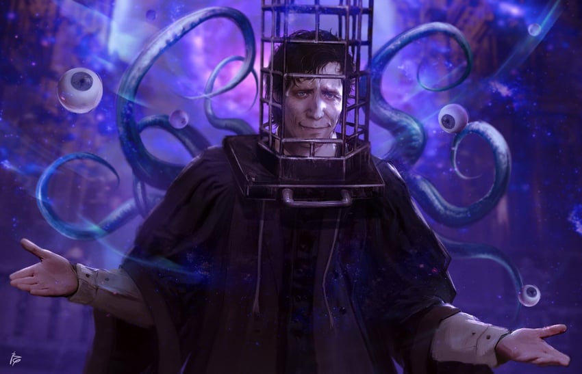 micolash host of the nightmare (bloodborne) drawn by raquelcornejo