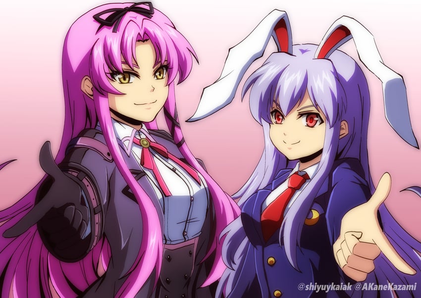 reisen udongein inaba and renne (touhou and 4 more) drawn by akane_kazami