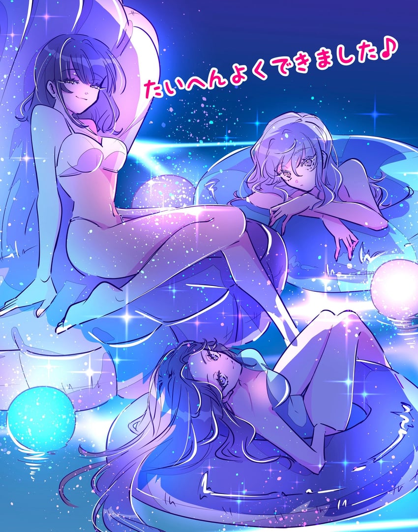 saijou claudine, tendou maya, and hanayagi kaoruko (shoujo kageki revue starlight) drawn by gyosite