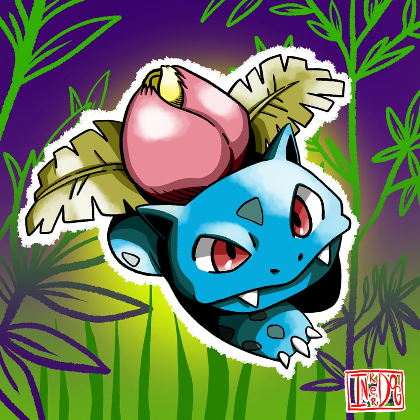 ivysaur (pokemon) drawn by inker_dog