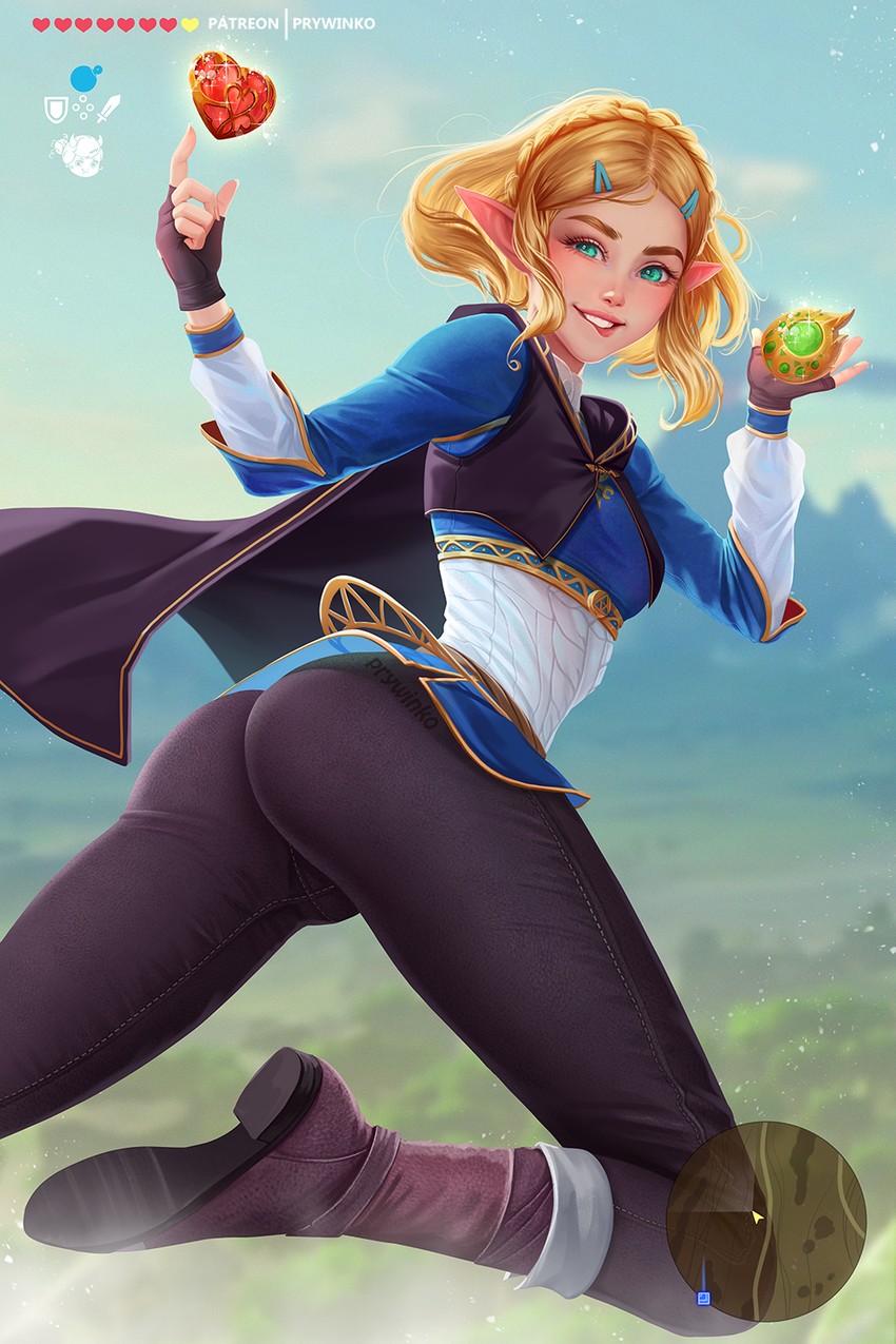 princess zelda (the legend of zelda and 1 more) drawn by prywinko