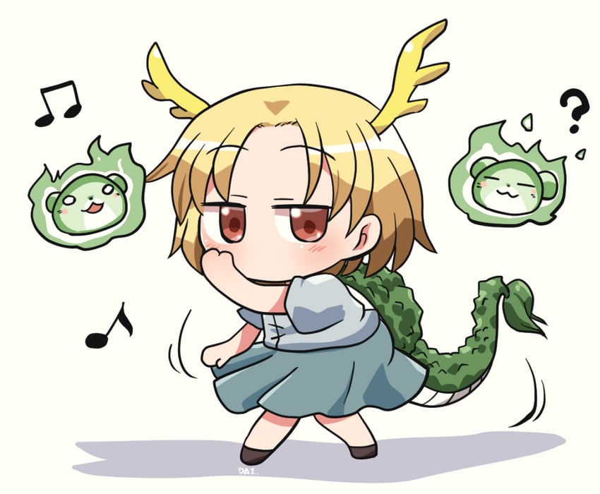 kicchou yachie and otter spirit (touhou) drawn by rokugou_daisuke
