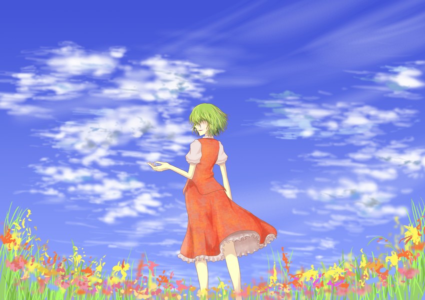 kazami yuuka (touhou) drawn by sukuna-bikona_(tokoyo_no_higashi)