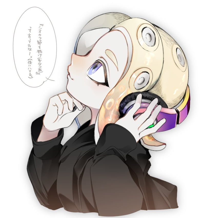 octoling player character and octoling girl (splatoon) drawn by ujijino