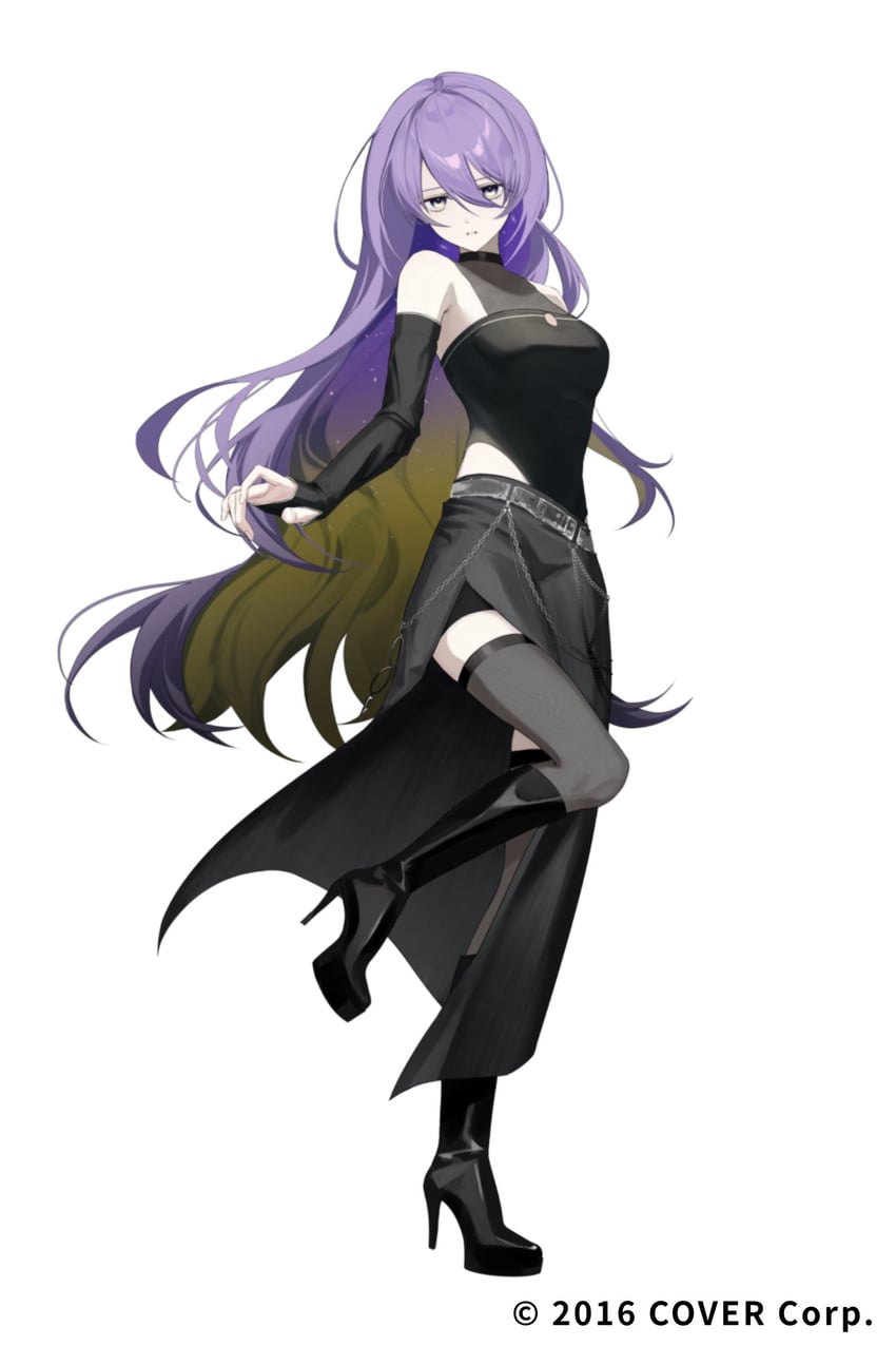 moona hoshinova (hololive and 1 more) drawn by amn_ic01
