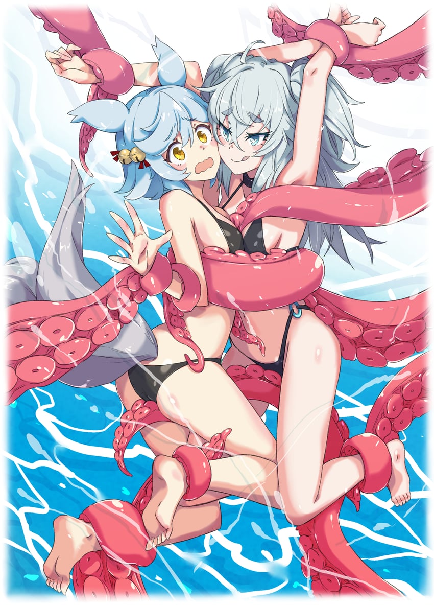 pa-15, fubuki, florence, and ichimichi mao (azur lane and 2 more) drawn by jack_(wkm74959)