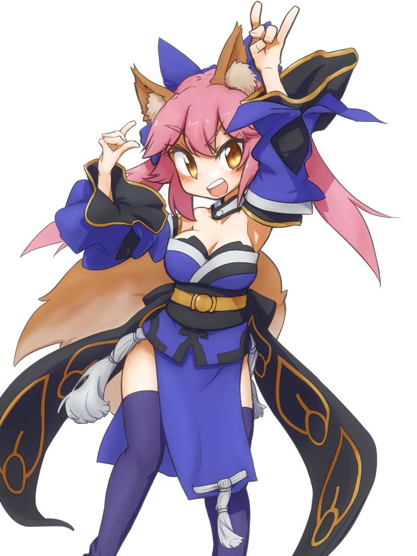 tamamo and tamamo no mae (fate and 1 more) drawn by hiseki_(tknkkm)