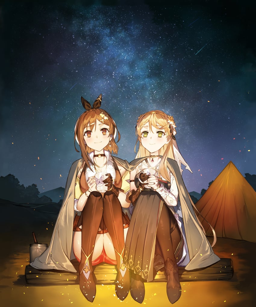 reisalin stout and klaudia valentz (atelier and 2 more) drawn by toridamono