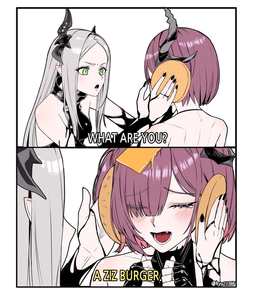 leviathan and ziz (goddess of victory: nikke) drawn by hyuiil365