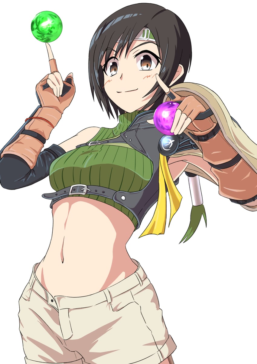 yuffie kisaragi (final fantasy and 1 more) drawn by kazaguruma2600