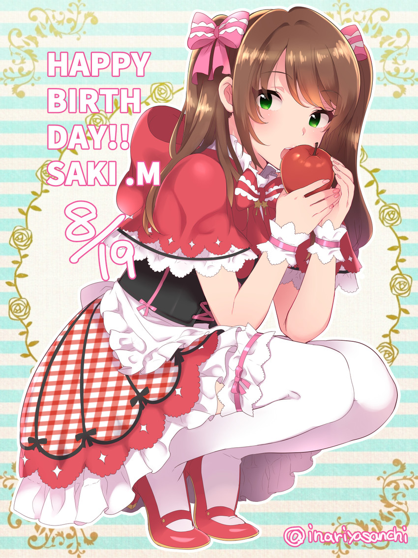 mizushima saki (idolmaster and 1 more) drawn by inari_(inariya)