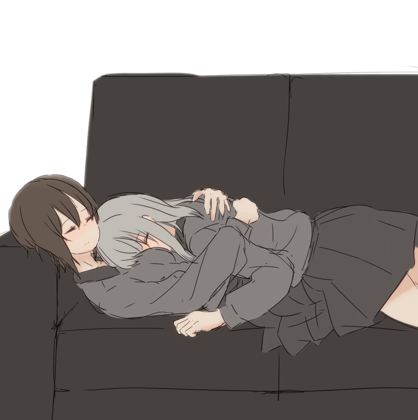 nishizumi maho and itsumi erika (girls und panzer) drawn by caedeimo