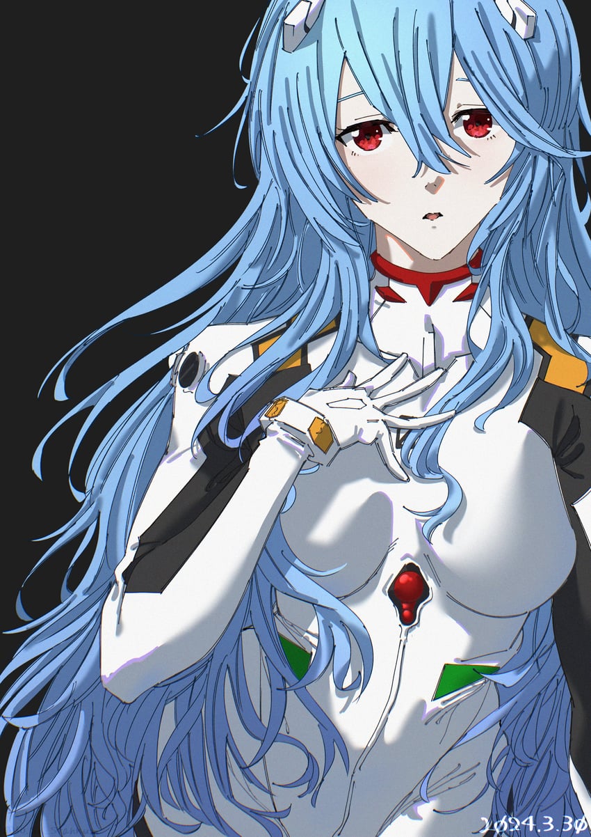 ayanami rei (neon genesis evangelion and 2 more) drawn by 50_sn_stannum