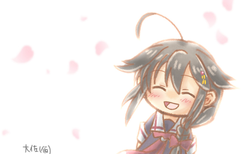 shigure and shigure kai ni (kantai collection) drawn by taisa_(kari)