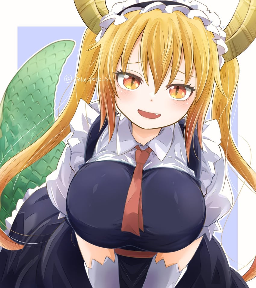 tohru (kobayashi-san chi no maidragon) drawn by peke_peke_s