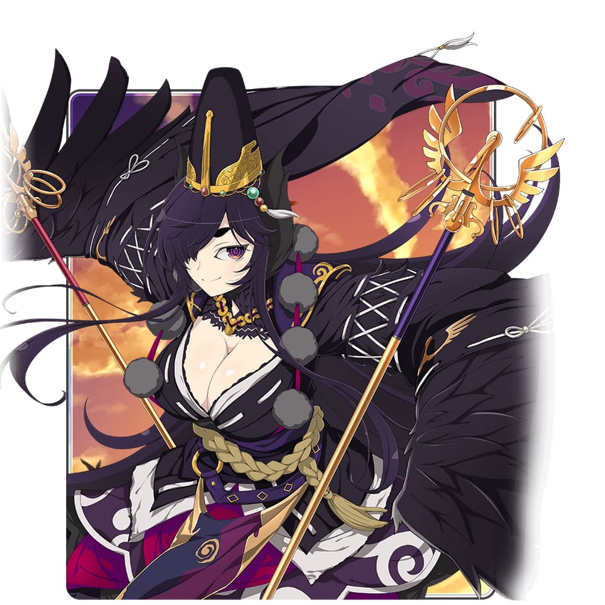 yasha (senran kagura and 1 more) drawn by yaegashi_nan